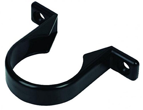 Rohrschelle, 40 mm (43 mm), Schwarz, 5 Stück von FloPlast
