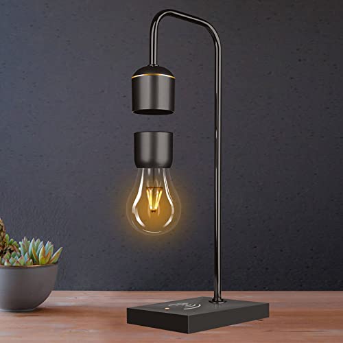 Floatidea schwebende Leuchte mit kabellosem Ladegerät für Smartphones Apple Android Magnetische Levitation LED Nachtlicht Stimmungslichter Schreibtischlampen Tischlampen Geschenk Dekoration Floatidea schwebende Leuchte mit kabellosem Ladegerät für Smartphones Apple Android Magnetische Levitation LED Nachtlicht Stimmungslichter Schreibtischlampen Tischlampen Geschenk Dekoration von Floatidea