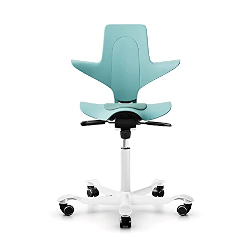 Drehstuhl HAG Capisco Puls Bürostuhl 8010 BalancedMovement Mechanik Seagreen - Ergonomisches gesundes sitzen von Flokk GmbH