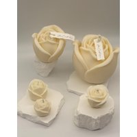 Kerze Rosor/Rosenkerze Rapswachskerze Geschenk Kerze Rosor/Rosenkerze Rapswachskerze Geschenk von FlomaCandle