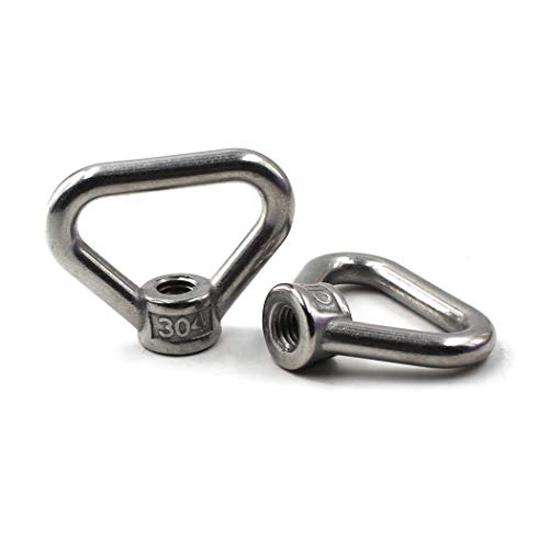 Flomore M16 Hebeöse Mutter Ring Dreieck Form Gewinde Augenmutter 2 Stück Flomore M16 Hebeöse Mutter Ring Dreieck Form Gewinde Augenmutter 2 Stück von Flomore