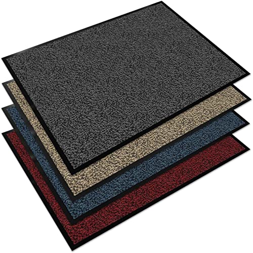Floordirekt EVEREST Schmutzfangmatte Sky - Testsieger - Fußmatte in vielen Farben und Größen - anthrazit/schwarz, 200x600 cm von Floordirekt EVEREST