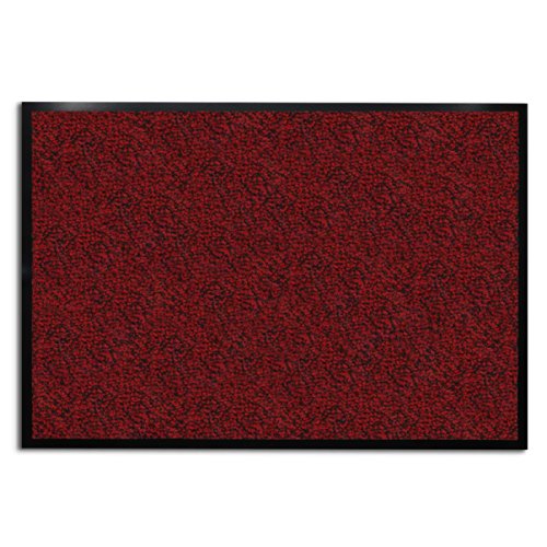 Floordirekt EVEREST Schmutzfangmatte Sky - Testsieger - Fußmatte in vielen Farben und Größen - rot-schwarz, 200x600 cm von Floordirekt EVEREST