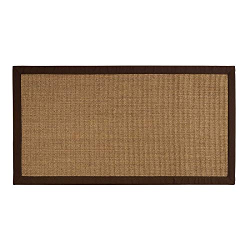 100% Reiner Sisal Teppich Kork Amazonas mit Bordüre in verschiedenen Größen (200 x 290 cm) von Floordirekt