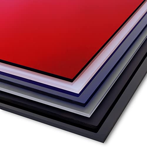 Acrylglas - glänzend oder matt - farbige Acrylglasplatte für vielfältige Anwendungen- wetterbeständige Oberfläche & geringes Eigengewicht (Blau, 100 x 100 cm) von Floordirekt
