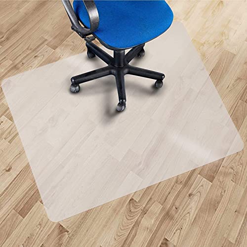 Bodenschutzmatte für Hartböden aus Polypropylen | Halbtransparent | Bürostuhlunterlage Bodenmatte Stuhlunterlage | rutschfeste Unterseite | in vielen Größen erhältlich (114 x 130 cm) von Floordirekt