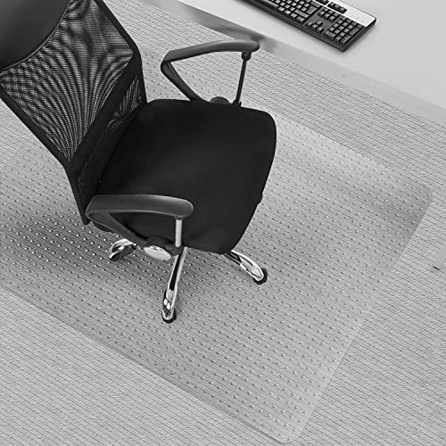 Bodenschutzmatte für Hochflor Teppich | Transparent & extrem belastbar | Bürostuhl Unterlage Bodenmatte Stuhlunterlage | Velours Teppich Boden Schutzmatte Unterlegmatte in 2 Größen (90 x 120 cm) von Floordirekt