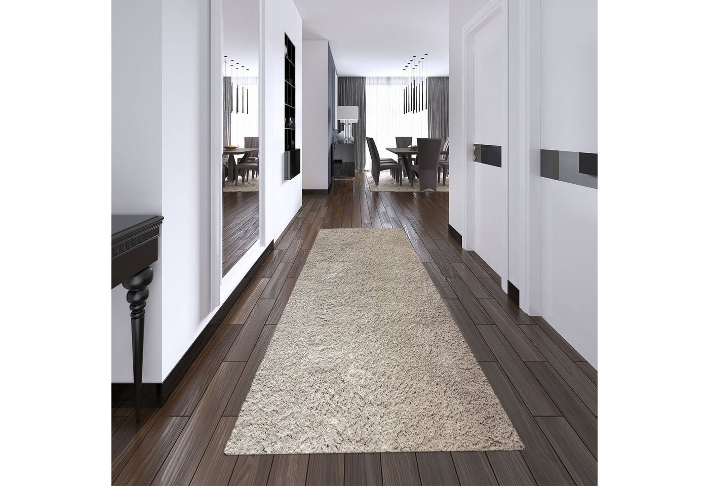 Flokati-Teppich Elite 1A, Erhältlich in 5 Farben & vielen Größen, Teppichläufer, Floordirekt, rechteckig von Floordirekt