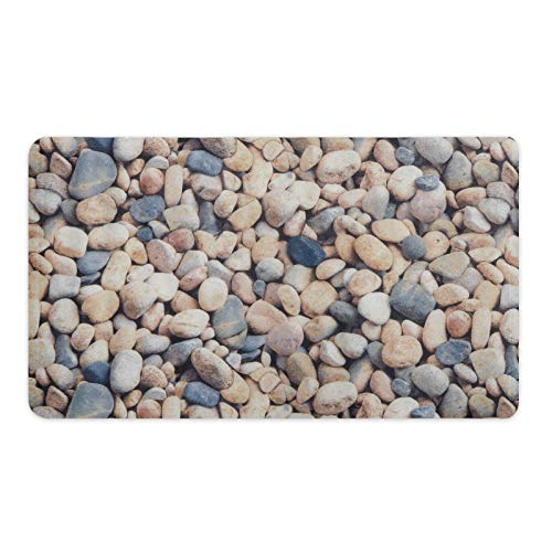 Floordirekt Badewanneneinlagen | Wanneneinlagen | Badewannenmatten | Duscheinlagen | Matten für das Bad | Große Auswahl (Stone, 69 x 40 cm (rechteckig)) von Floordirekt