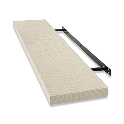 Floordirekt - Bücherregal Wand - Wandregal Beige | Matt, 80 x 23 x 4 cm- Regal Wand - Schweberegal - Hängeregal - Regalbrett - Küchenregal - Bücherregal Kinder - Deko Wohnzimmer - Stockholm Floordirekt - Bücherregal Wand - Wandregal Beige | Matt, 80 x 23 x 4 cm- Regal Wand - Schweberegal - Hängeregal - Regalbrett - Küchenregal - Bücherregal Kinder - Deko Wohnzimmer - Stockholm von Floordirekt