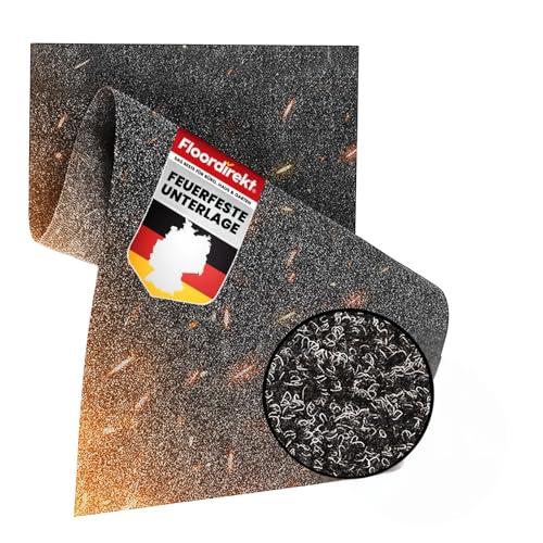 Floordirekt Feuerfeste Unterlage - Hitzeschutzmatte bis 1000 °C - Lötmatte als feuerfeste Matte für sicheren Brandschutz - Brandschutzmatte als ideale Feuerschutzmatte - Dalton (30 x 30 cm) von Floordirekt