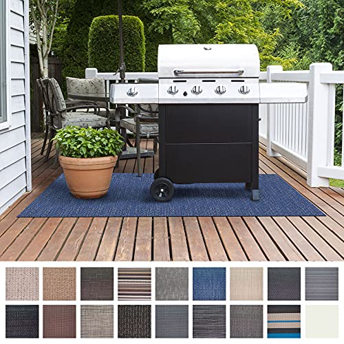 Floordirekt Grillschutzmatte | Schwer entflammbar | 2 Größen | 5 Designs | Grillmatten zum Grillen im Garten | Outdoor Matten für den Grill (180 x 180 cm, Pisa) von Floordirekt