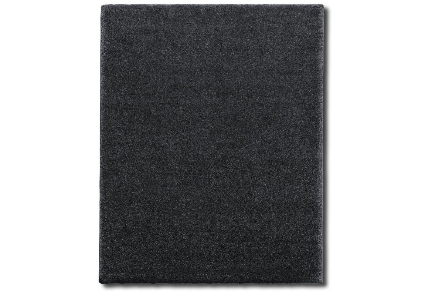 Floordirekt Hochflor-Teppich Shaggy-Teppich Prestige Dunkelgrau, Erhältlich in 5 Farben, rechteckig, Höhe: 30 mm, Extra flauschig von Floordirekt