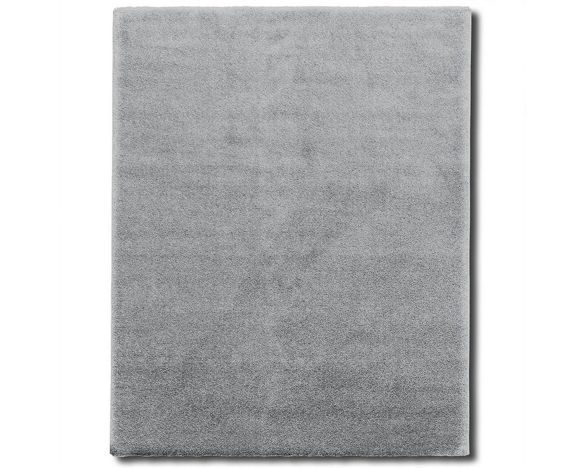 Floordirekt Hochflor-Teppich Shaggy-Teppich Prestige Silbergrau, Erhältlich in 5 Farben, rechteckig, Höhe: 30 mm, Extra flauschig von Floordirekt