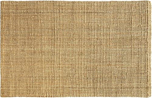 Floordirekt Jute-Teppich Urbano 120 x 180 cm - Natur Teppich aus 100% Jute - Naturfaser - Handgewebt & Umweltfreundlich von Floordirekt