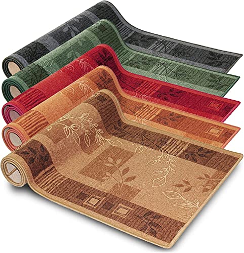 Floordirekt Küchenteppich Flur Teppich Läufer rutschfest - für Küche oder Wohnzimmer nach Maß kurzflor Küchenläufer Meterware 80x250 cm Beige Floordirekt Küchenteppich Flur Teppich Läufer rutschfest - für Küche oder Wohnzimmer nach Maß kurzflor Küchenläufer Meterware 80x250 cm Beige von Floordirekt
