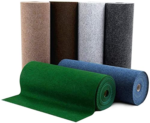 Floordirekt Kunstrasen Balkon Wetterfest Kunstrasenteppich Meterware Robuste & witterungsbeständige Rasen Teppichboden für Außen & Innen Grasteppich Farbwunder Grün 67 x 250 cm von Floordirekt