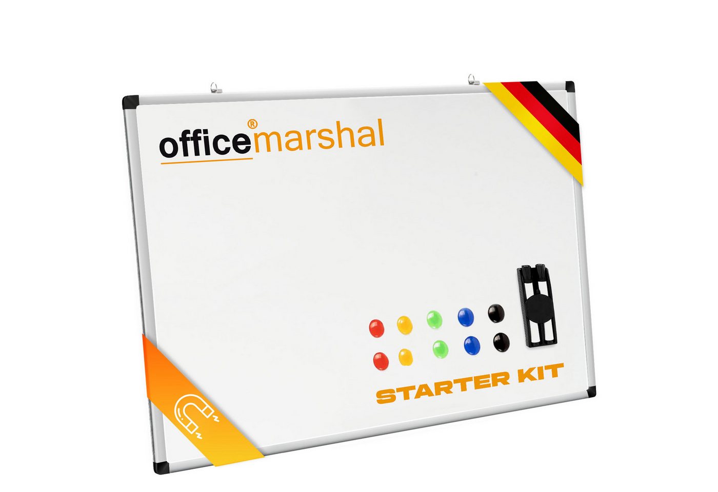 Floordirekt Magnettafel Whiteboard mit Stiftablage, Speziallackierte Magnettafel, 60 x 90 cm Floordirekt Magnettafel Whiteboard mit Stiftablage, Speziallackierte Magnettafel, 60 x 90 cm von Floordirekt