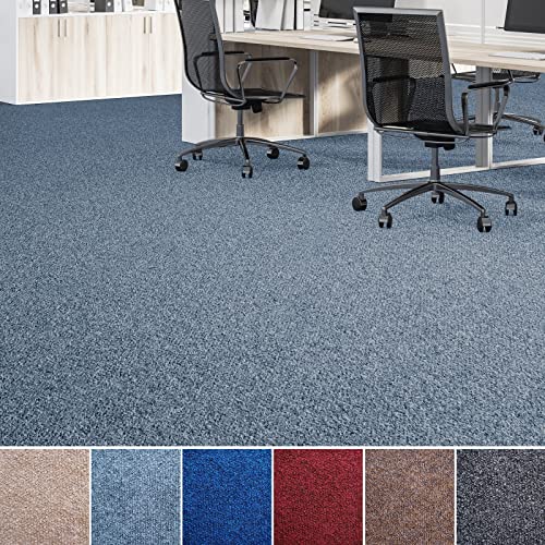 Floordirekt Nadelfilz-Teppich Malta | Bodenbelag aus Nadelvlies für Wohnraum und Büro | Kälteisolierend & trittschalldämmend | Viele Farben & Größen (200 x 150 cm, Grau) von Floordirekt