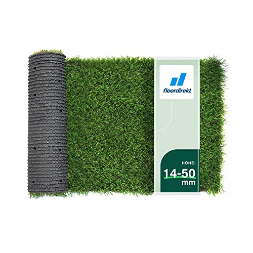 Floordirekt Premium Kunstrasen - Rasenteppich - Rollrasen - Kunststoffrasen - Garten-Rasen - Rasen für Balkon, Terrasse & Garten (Marbella (Höhe: 26mm), 200x800 cm von Floordirekt