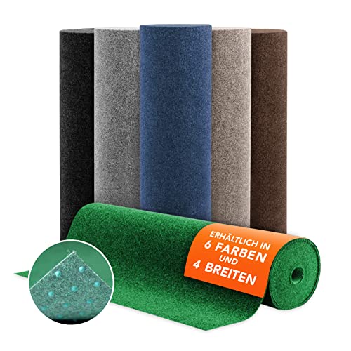 Floordirekt Rasenteppich Farbwunder Pro - Balkonteppich - Kunstrasen Teppich für Terrasse, Balkon und Freizeit - Erhältlich in 6 Farben (100 x 150 cm, Blau) von Floordirekt