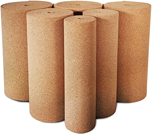 Floordirekt Rollenkork 100 x 800 cm, 2 mm - Natürliche Dämmunterlage - Vielseitig einsetzbar - Schall- und wärmeisolierend von Floordirekt