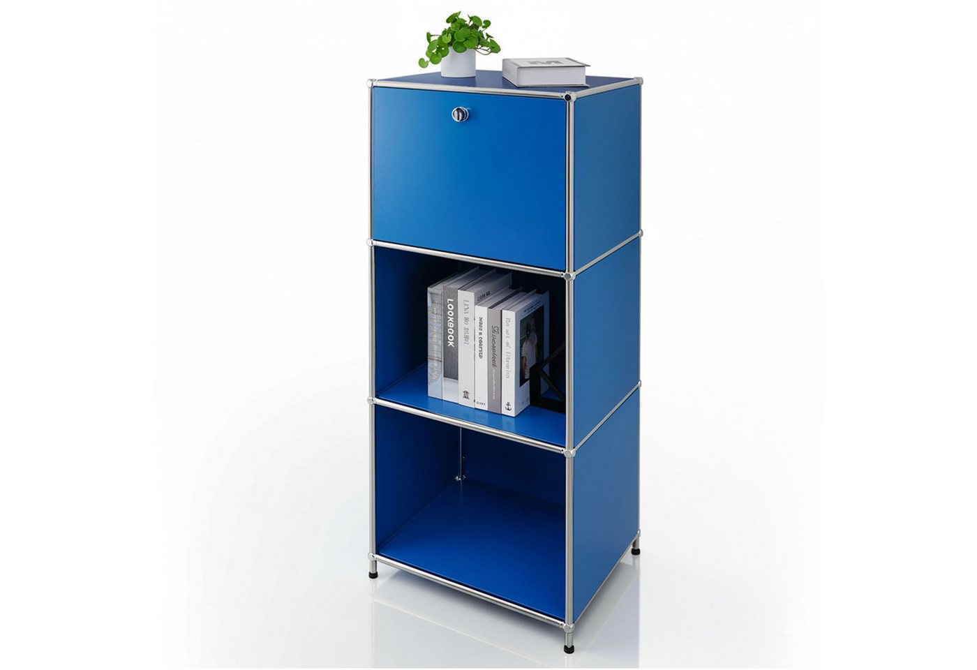 Floordirekt Standregal Concept Epure Metallregal MK-107 – mit Ablagen & verschließbarem Fach, 50x40x121 cm, modernes Aufbewahrungsregal für Bad, Küche & Büro Floordirekt Standregal Concept Epure Metallregal MK-107 – mit Ablagen & verschließbarem Fach, 50x40x121 cm, modernes Aufbewahrungsregal für Bad, Küche & Büro von Floordirekt