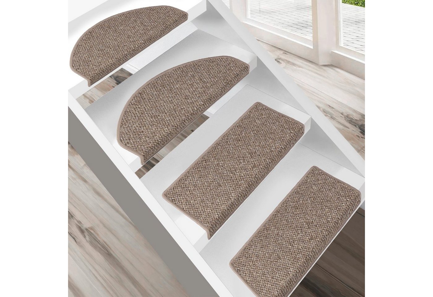 Floordirekt Stufenmatte Ponto, Erhältlich in vielen Farben & Größen, Treppenschutz, Rechteckig Floordirekt Stufenmatte Ponto, Erhältlich in vielen Farben & Größen, Treppenschutz, Rechteckig von Floordirekt