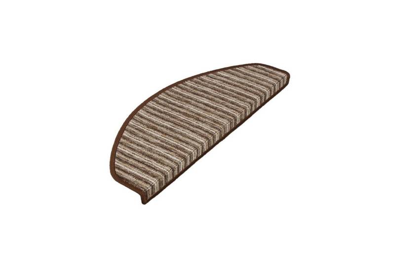 Floordirekt Stufenmatte Trier, Erhältlich in vielen Farben & 2 Größen, Treppenschutz, Halbrund von Floordirekt