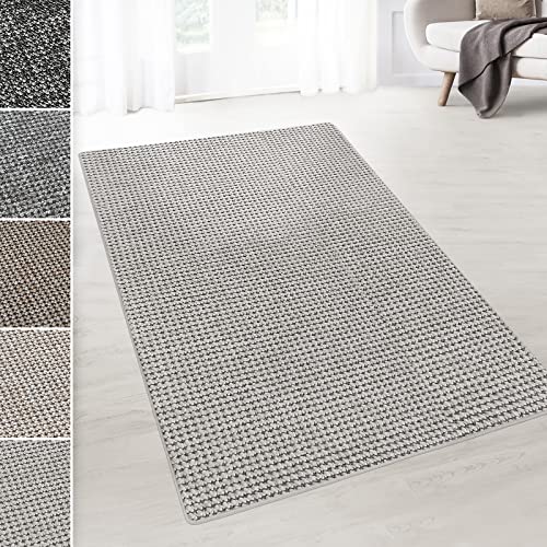 Floordirekt Teppichläufer Grandeur - Teppich Läufer Meterware für Wohnzimmer, Flur, Büro, Schlafzimmer - gekettelt (Sand, 300x300 cm) von Floordirekt