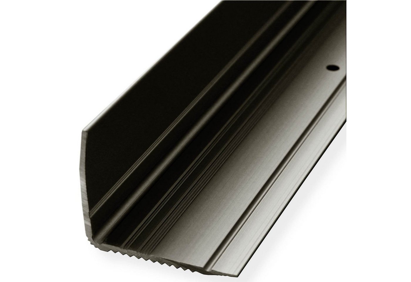 Floordirekt Treppenkantenprofil Integral, 4 Farben & 3 Größen, Stufenkantenprofil, L-Form, 35x30 mm, Vorgebohrt von Floordirekt