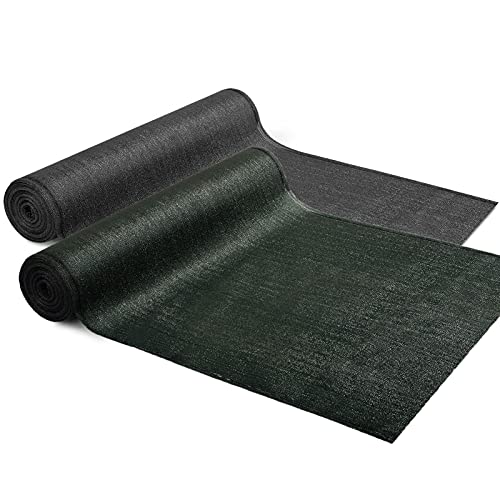 Floordirekt Zaunblende Marius | Sichtschutz für Zaun & Balkon mit Befestigungszubehör | Schattiernetz Sonnenschutz Windschutz (Grün, 1 x 15 m (BxL)) von Floordirekt
