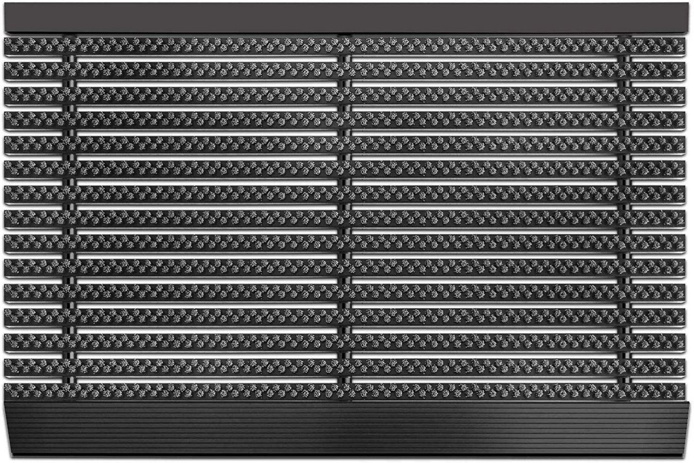 Floordirekt Fußmatte Power Brush Grau, 3 Größen, Eingangsmatte, Sauberlaufmatte, Rechteckig, Höhe: 23 mm Floordirekt Fußmatte Power Brush Grau, 3 Größen, Eingangsmatte, Sauberlaufmatte, Rechteckig, Höhe: 23 mm von Floordirekt