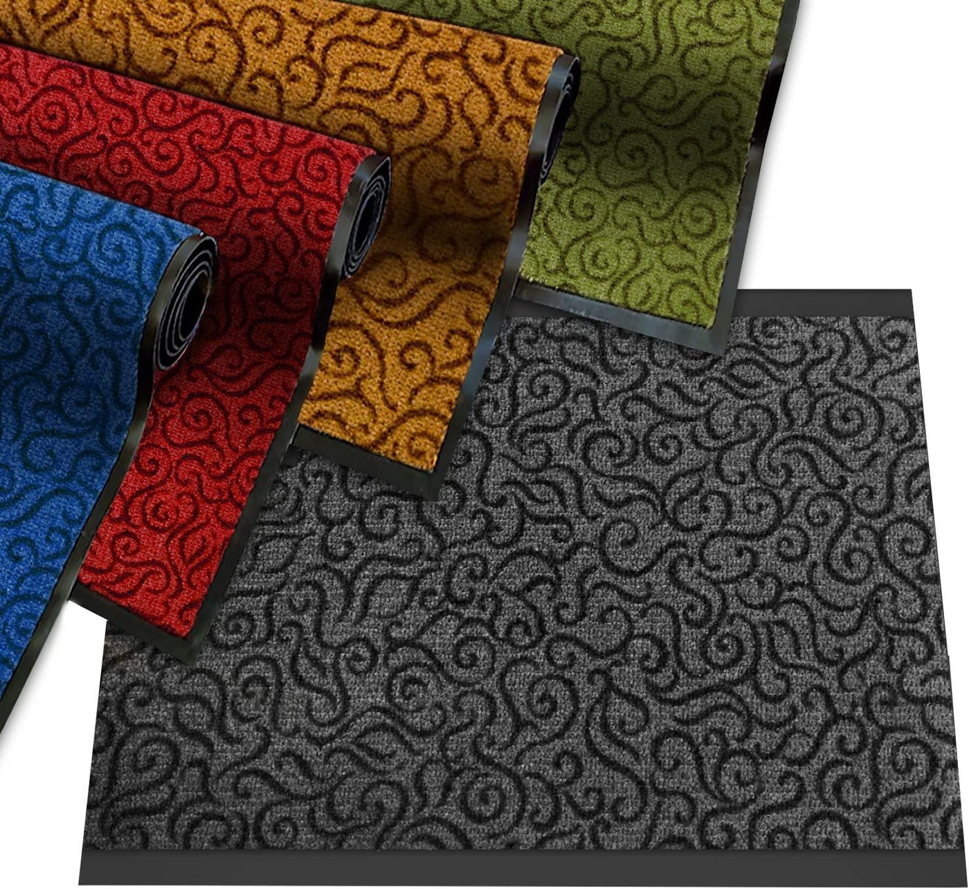 Fußmatte Sauberlaufmatte Brasil Zuschnitt, viele Farben & Größen, Floordirekt, Höhe: 6.5 mm von Floordirekt