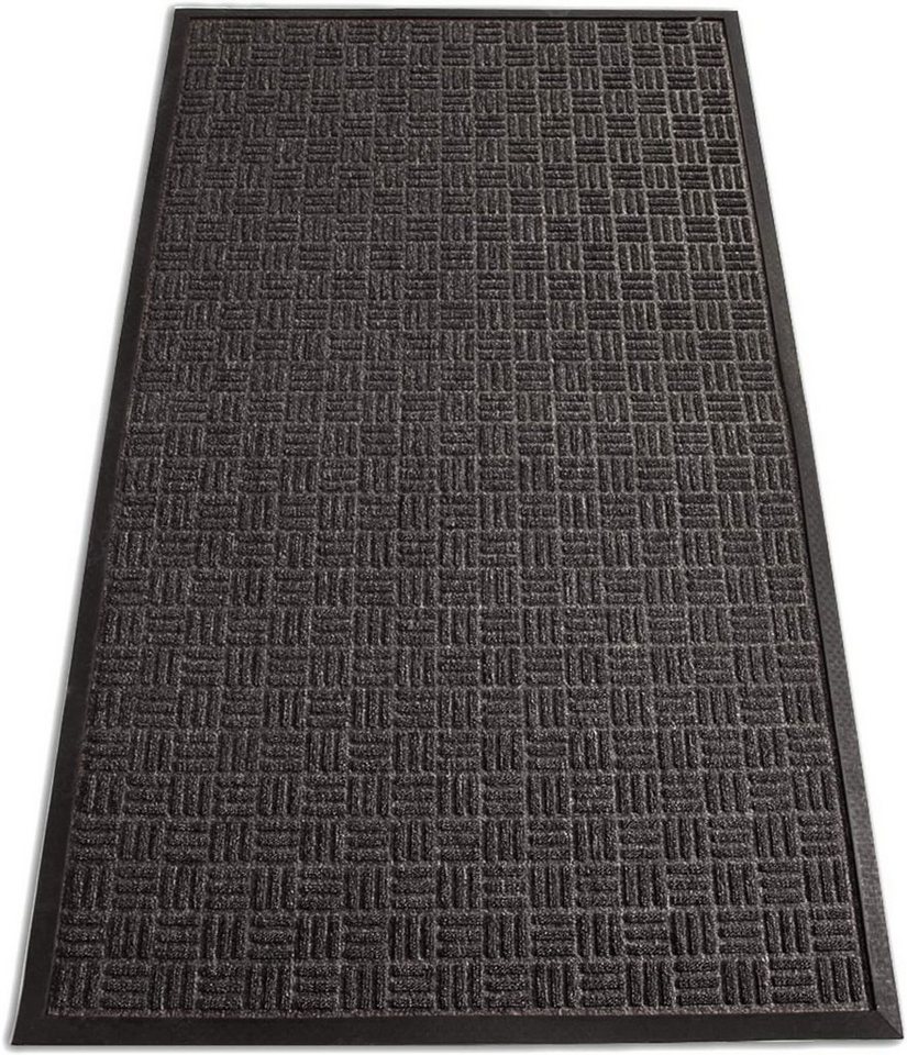 Fußmatte Türmatte Ocean Scrubber-Struktur, 4 Farben & 3 Größen, Sauberlaufmatte, Floordirekt, Rechteckig, Höhe: 9 mm von Floordirekt