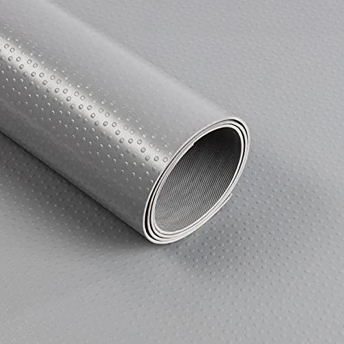 PVC Bodenbelag Dots - Gummimatte - Stärke: 2mm - Noppenmatte Antirutschmatte - Rutschfest und unempfindlich gegen Flüssigkeiten & Schmutz - Universell einsetzbar (120 x 250 cm, Grau) von Floordirekt