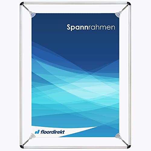 Posterhalter Stretch | Poster-Spannrahmen | Federspanner zum Einspannen des Motivs | Aufhängung an Wand oder Decke | Für Format DIN A1 bis DIN A4 (DIN A3) von Floordirekt