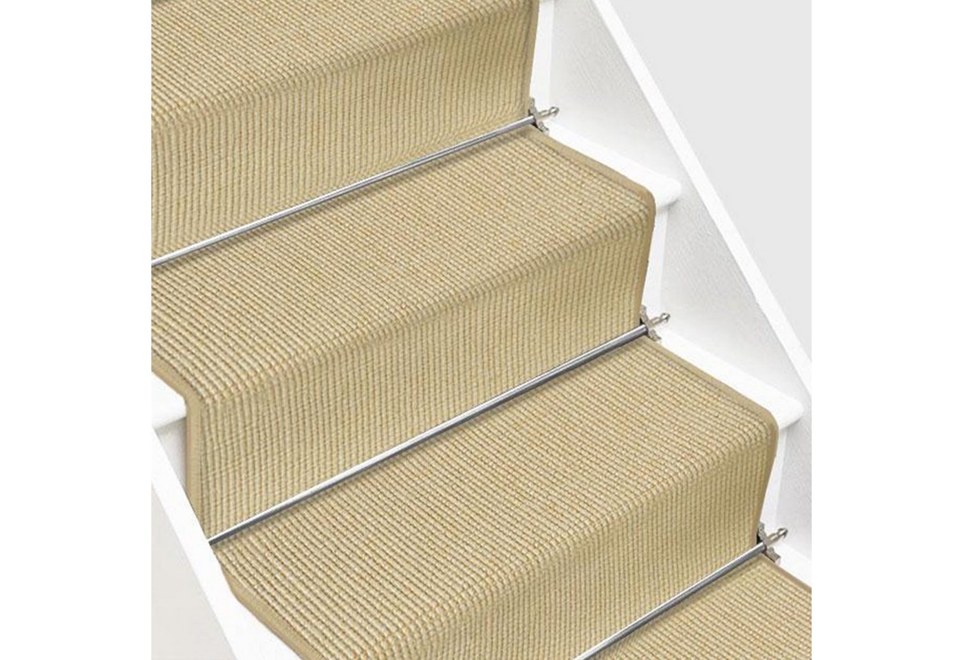 Sisalteppich Treppenteppich Sylt, Teppich erhältlich in 10 Farben & vielen Größen, Floordirekt, rechteckig von Floordirekt