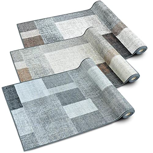 Teppich-Läufer auf Maß - Moderne Wohnteppiche für Flur, Küche, Schlafzimmer - Teppich Läufer Küchenläufer Flurteppich Flurläufer (Lucano | Beige, 80 x 150 cm) von Floordirekt