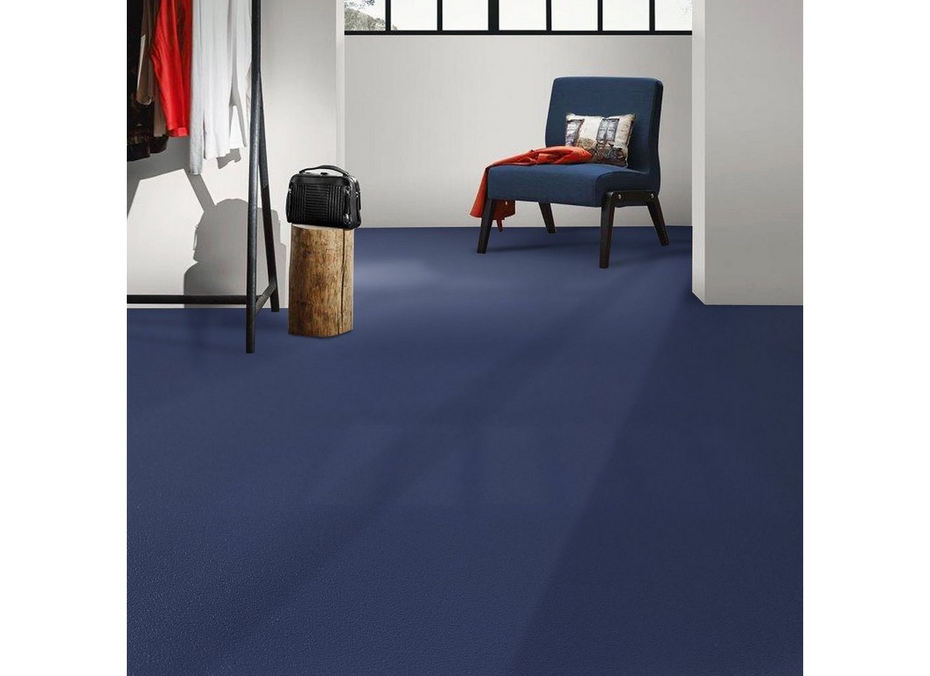 Floordirekt Vinylboden CV-Belag Expotop Blau, Erhältlich in vielen Größen von Floordirekt