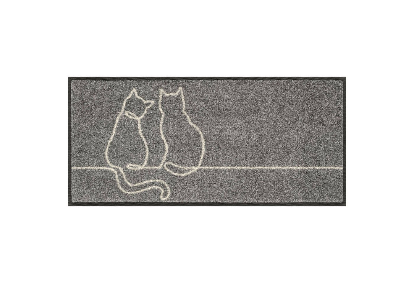 Floornovo Fußmatte Floornovo Schmutzfangmatte Schwunglinie waschbare Fussmatte, rechteckig, rutschfest Floornovo Fußmatte Floornovo Schmutzfangmatte Schwunglinie waschbare Fussmatte, rechteckig, rutschfest von Floornovo