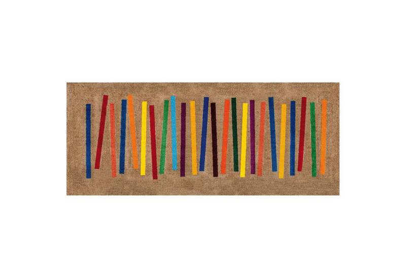 Floornovo Fußmatte Schmutzfangmatte, Linienkunst, 200 x 80 cm, rechteckig, rutschfest Floornovo Fußmatte Schmutzfangmatte, Linienkunst, 200 x 80 cm, rechteckig, rutschfest von Floornovo