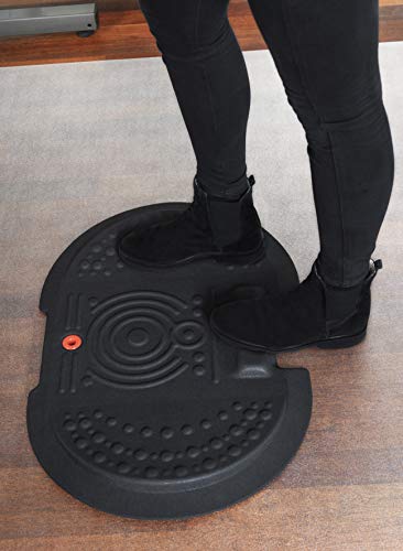 AFS-TEX 4000X Aktive Anti-Ermüdungsmatte - Mitternachtsschwarz - 50 x 76cm von Floortex