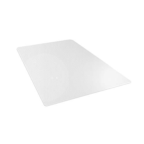 Cleartex MegaMat Strapazierfähige Polycarbonat-Stuhlmatte für Harte Böden und hochflorige Teppiche - 89cm x 119cm von Floortex