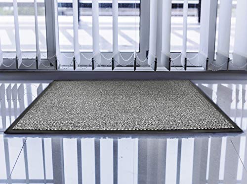 Doortex Schmutzfangmatte Fußmatte "advantagemat", 120 x 180 cm, Grau, für den Innenbereich von Floortex