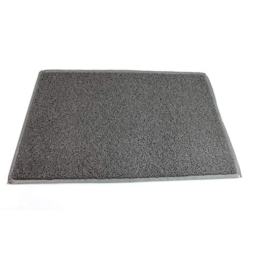 Doortex twistermat FC490150TWISG Schmutzfangmatte, Vinyl, grau, 90 x 150 x 0,8 cm von Floortex