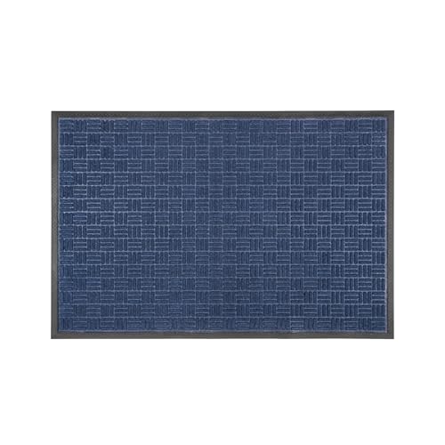 Floortex® Doortex® Ribmat Eingangsmatte, Blau, 121,9 x 182,9 cm von Floortex