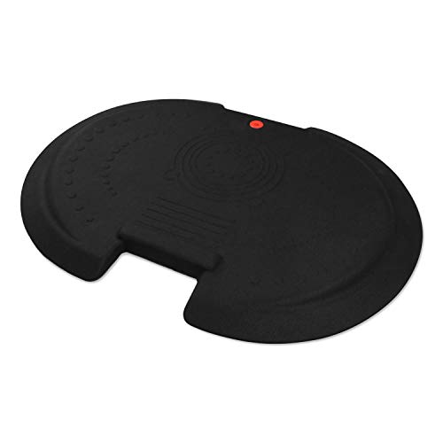 Floortex AFS-Tex 5000 Anti-Ermüdungsmatte, maßgeschneidert, 66 x 91 cm, Mitternachtsschwarz von Floortex