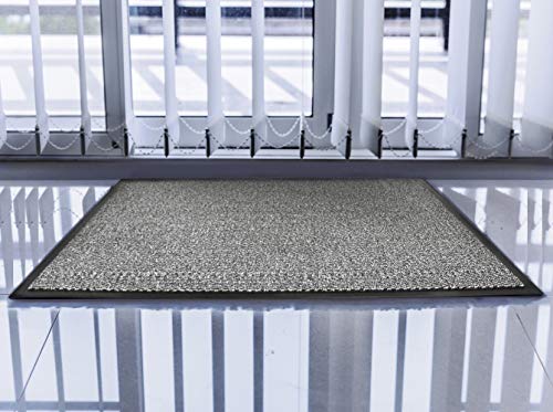 Floortex Doortex Advantagemat Fußmatte, 60 x 90 cm, 60 x 90 cm, Grau von Floortex