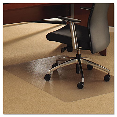 Floortex FC1115227ER Bodenschutzmatte / Bürostuhlunterlage "ultimat", 120 x 150 cm, aus Original-Floortex-Polycarbonat, transparent, rechteckig, TÜV zertifiziert, für hochflorige Teppichböden von Floortex